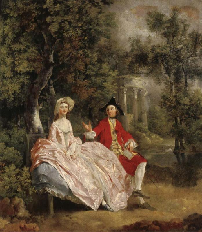 Thomas Gainsborough Conversation in the Park China oil painting art